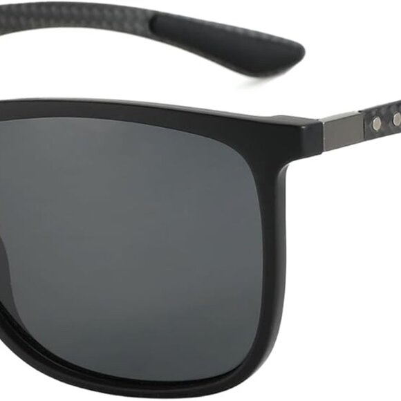 Luxury Carbon Fiber Square Sunglasses for Men - Perfect for Sports & Fishing - Picture 1 of 6